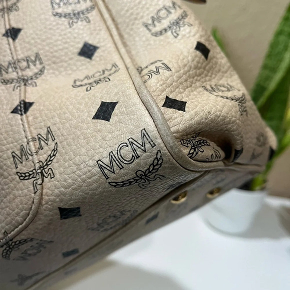 MCM Top-Zip Visetos 2-Way Bag - Picture 5 of 16